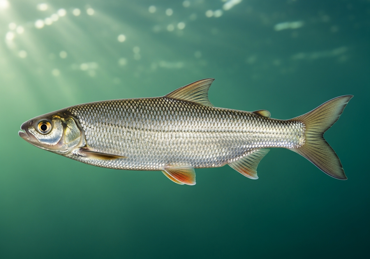 Mountain Whitefish (Prosopium williamsoni) fish species